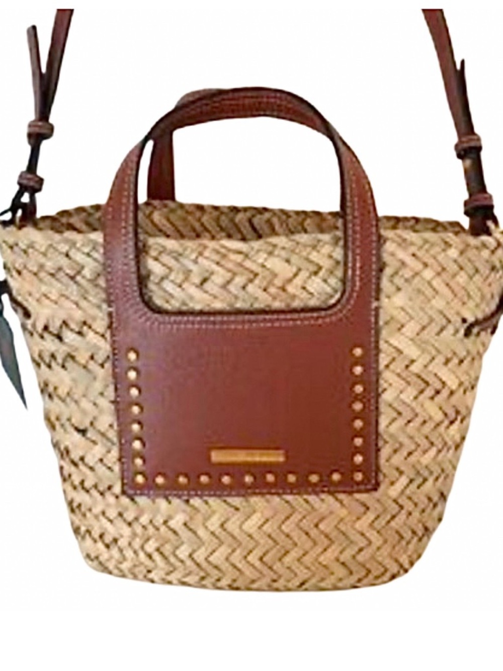 š- House of Harlow 1960- Woven Straw
Crossbody/Satchel Bag. NWT - Picture 8 of 9